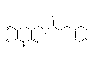 Image of N-[(3-keto-4H-1,4-benzoxazin-2-yl)methyl]-3-phenyl-propionamide