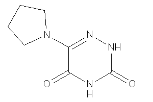 6-pyrrolidino-2H-1,2,4-triazine-3,5-quinone