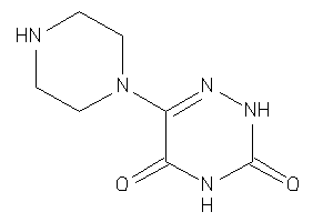 6-piperazino-2H-1,2,4-triazine-3,5-quinone
