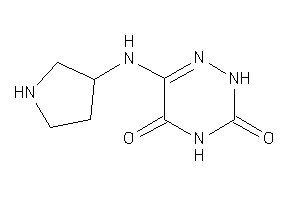 6-(pyrrolidin-3-ylamino)-2H-1,2,4-triazine-3,5-quinone