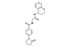 4-(2-ketopyrrolidino)-N-[2-keto-2-(thiochroman-4-ylamino)ethyl]benzamide