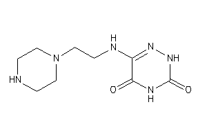 6-(2-piperazinoethylamino)-2H-1,2,4-triazine-3,5-quinone