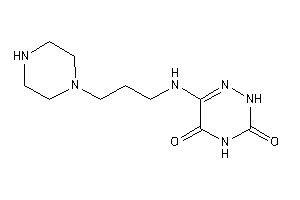 6-(3-piperazinopropylamino)-2H-1,2,4-triazine-3,5-quinone