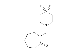 2-[(1,1-diketo-1,4-thiazinan-4-yl)methyl]cycloheptanone