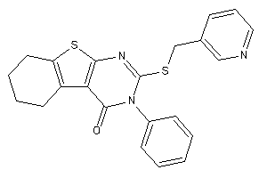 3-phenyl-2-(3-pyridylmethylthio)-5,6,7,8-tetrahydrobenzothiopheno[2,3-d]pyrimidin-4-one