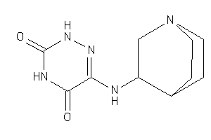 6-(quinuclidin-3-ylamino)-2H-1,2,4-triazine-3,5-quinone