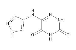 Image of 6-(1H-pyrazol-4-ylamino)-2H-1,2,4-triazine-3,5-quinone