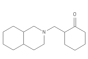 2-(3,4,4a,5,6,7,8,8a-octahydro-1H-isoquinolin-2-ylmethyl)cyclohexanone
