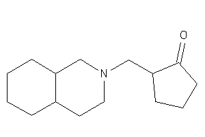 2-(3,4,4a,5,6,7,8,8a-octahydro-1H-isoquinolin-2-ylmethyl)cyclopentanone