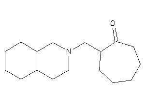 2-(3,4,4a,5,6,7,8,8a-octahydro-1H-isoquinolin-2-ylmethyl)cycloheptanone