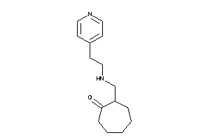 2-[[2-(4-pyridyl)ethylamino]methyl]cycloheptanone