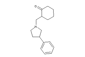 2-[(3-phenylpyrrolidino)methyl]cyclohexanone