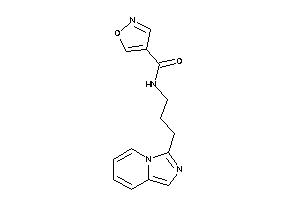 N-(3-imidazo[1,5-a]pyridin-3-ylpropyl)isoxazole-4-carboxamide