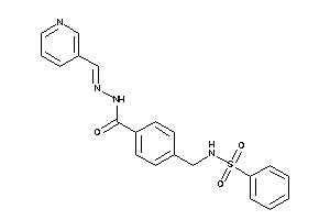 4-(benzenesulfonamidomethyl)-N-(3-pyridylmethyleneamino)benzamide