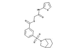 3-(6-azabicyclo[3.2.1]octan-6-ylsulfonyl)benzoic Acid [2-keto-2-(2-thienylamino)ethyl] Ester