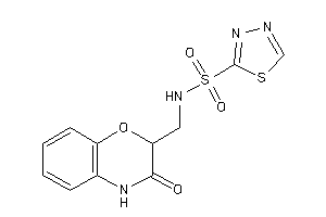 N-[(3-keto-4H-1,4-benzoxazin-2-yl)methyl]-1,3,4-thiadiazole-2-sulfonamide