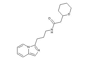 N-(3-imidazo[1,5-a]pyridin-3-ylpropyl)-2-tetrahydropyran-2-yl-acetamide