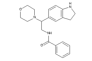 N-(2-indolin-5-yl-2-morpholino-ethyl)benzamide