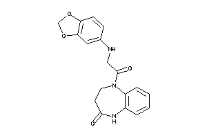 1-[2-(1,3-benzodioxol-5-ylamino)acetyl]-3,5-dihydro-2H-1,5-benzodiazepin-4-one