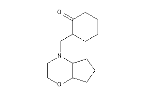 Image of 2-(3,4a,5,6,7,7a-hexahydro-2H-cyclopenta[b][1,4]oxazin-4-ylmethyl)cyclohexanone