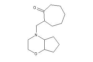 2-(3,4a,5,6,7,7a-hexahydro-2H-cyclopenta[b][1,4]oxazin-4-ylmethyl)cycloheptanone