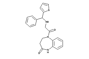 1-[2-[[phenyl(2-thienyl)methyl]amino]acetyl]-3,5-dihydro-2H-1,5-benzodiazepin-4-one