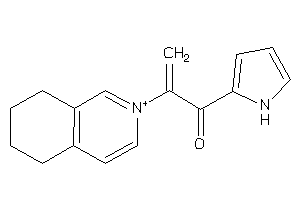 1-(1H-pyrrol-2-yl)-2-(5,6,7,8-tetrahydroisoquinolin-2-ium-2-yl)prop-2-en-1-one