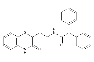 N-[2-(3-keto-4H-1,4-benzoxazin-2-yl)ethyl]-2,2-diphenyl-acetamide