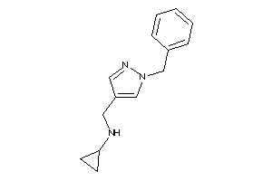 (1-benzylpyrazol-4-yl)methyl-cyclopropyl-amine