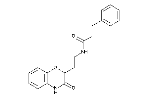 Image of N-[2-(3-keto-4H-1,4-benzoxazin-2-yl)ethyl]-3-phenyl-propionamide
