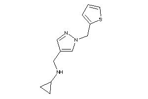 Cyclopropyl-[[1-(2-thenyl)pyrazol-4-yl]methyl]amine