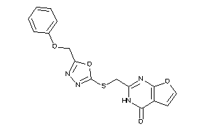 2-[[[5-(phenoxymethyl)-1,3,4-oxadiazol-2-yl]thio]methyl]-3H-furo[2,3-d]pyrimidin-4-one