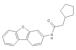 2-cyclopentyl-N-dibenzofuran-3-yl-acetamide