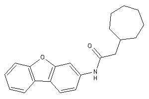 2-cycloheptyl-N-dibenzofuran-3-yl-acetamide