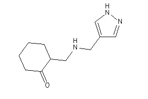2-[(1H-pyrazol-4-ylmethylamino)methyl]cyclohexanone