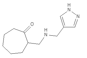 2-[(1H-pyrazol-4-ylmethylamino)methyl]cycloheptanone