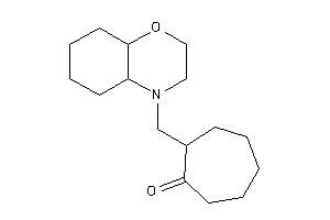 2-(2,3,4a,5,6,7,8,8a-octahydrobenzo[b][1,4]oxazin-4-ylmethyl)cycloheptanone