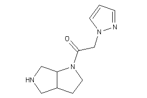 1-(3,3a,4,5,6,6a-hexahydro-2H-pyrrolo[2,3-c]pyrrol-1-yl)-2-pyrazol-1-yl-ethanone