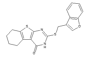 2-(benzofuran-3-ylmethylthio)-5,6,7,8-tetrahydro-3H-benzothiopheno[2,3-d]pyrimidin-4-one