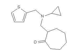 2-[[cyclopropyl(2-thenyl)amino]methyl]cycloheptanone