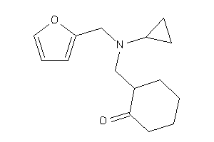 Image of 2-[[cyclopropyl(2-furfuryl)amino]methyl]cyclohexanone