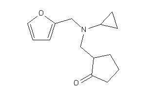 Image of 2-[[cyclopropyl(2-furfuryl)amino]methyl]cyclopentanone