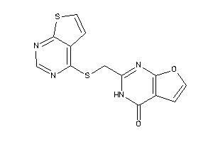 2-[(thieno[2,3-d]pyrimidin-4-ylthio)methyl]-3H-furo[2,3-d]pyrimidin-4-one