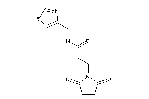 3-succinimido-N-(thiazol-4-ylmethyl)propionamide