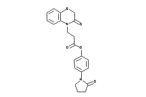 3-(3-keto-1,4-benzothiazin-4-yl)propionic Acid [4-(2-ketopyrrolidino)phenyl] Ester