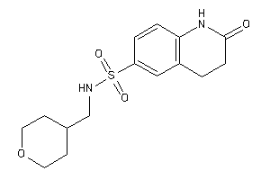 2-keto-N-(tetrahydropyran-4-ylmethyl)-3,4-dihydro-1H-quinoline-6-sulfonamide