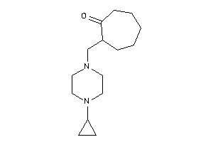 2-[(4-cyclopropylpiperazino)methyl]cycloheptanone