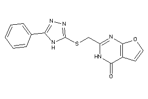 2-[[(5-phenyl-4H-1,2,4-triazol-3-yl)thio]methyl]-3H-furo[2,3-d]pyrimidin-4-one