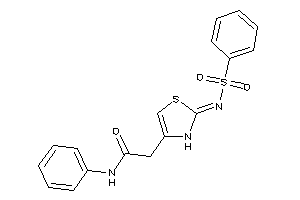 2-(2-besylimino-4-thiazolin-4-yl)-N-phenyl-acetamide