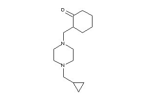 2-[[4-(cyclopropylmethyl)piperazino]methyl]cyclohexanone